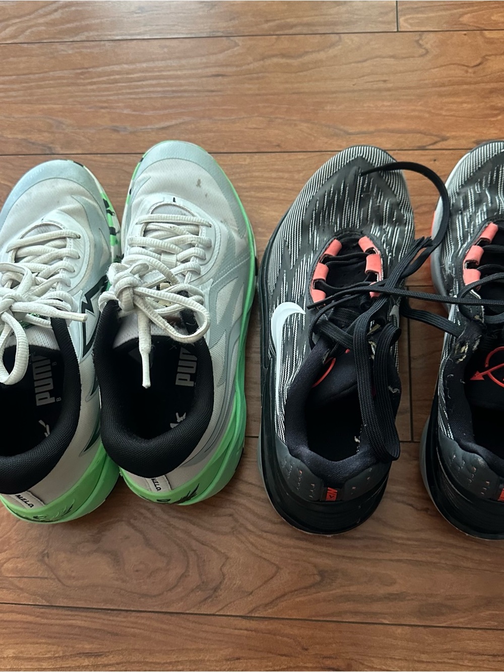 Nike shoes size 9 and PUMA shoes size 8.5 Men